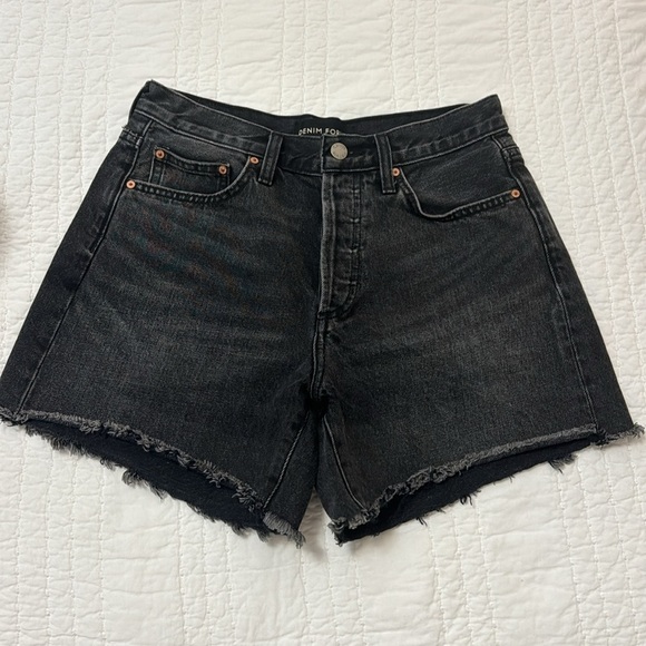 Denim Forum The Ex Boyfriend Midi Short Size 25 - Picture 3 of 7